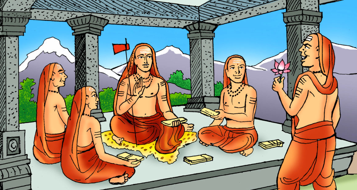 Totaka and Shankaracharya