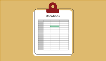 Donation List Template