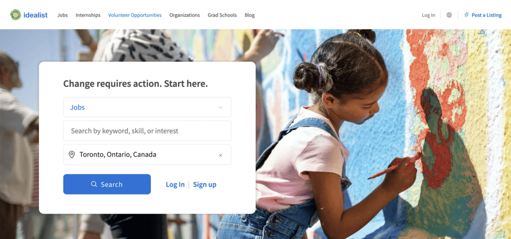 Idealist - Nonprofit Job Board